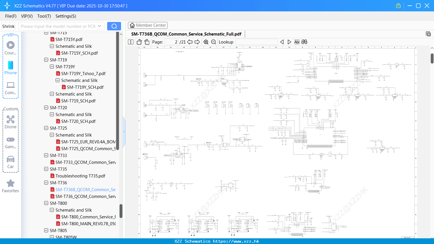Samsung SM-T736B_QCOM_Common_Service_Schematic_Full